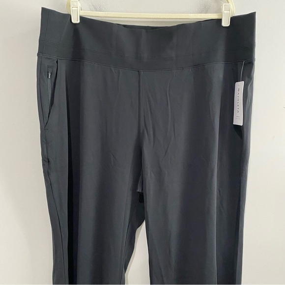 ATHLETA Venice Pant Flare Split Hem 882675 NEW Black Plus Size 3X - Picture 4 of 15